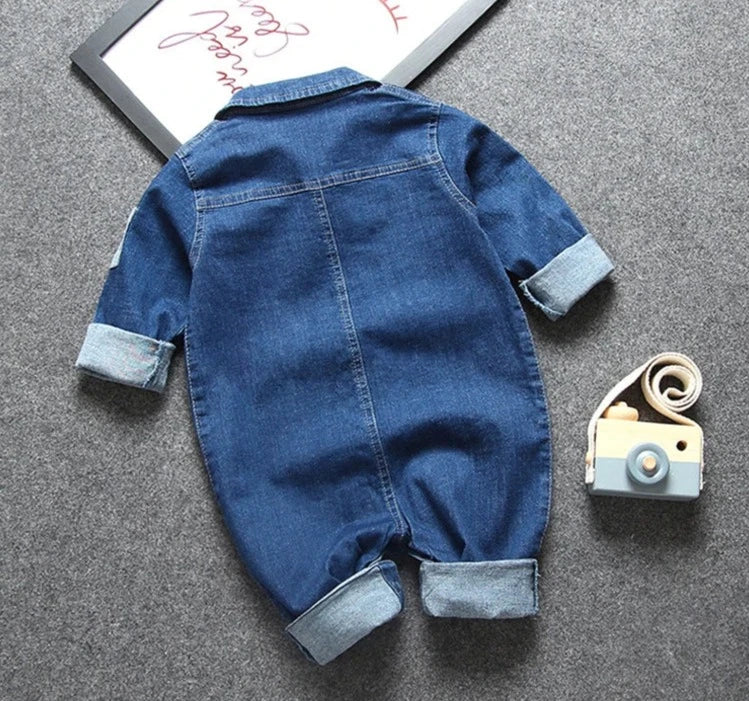 Macacão Infantil Jeans