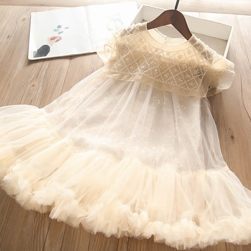 Vestido Infantil Brilhoso Babadinhos
