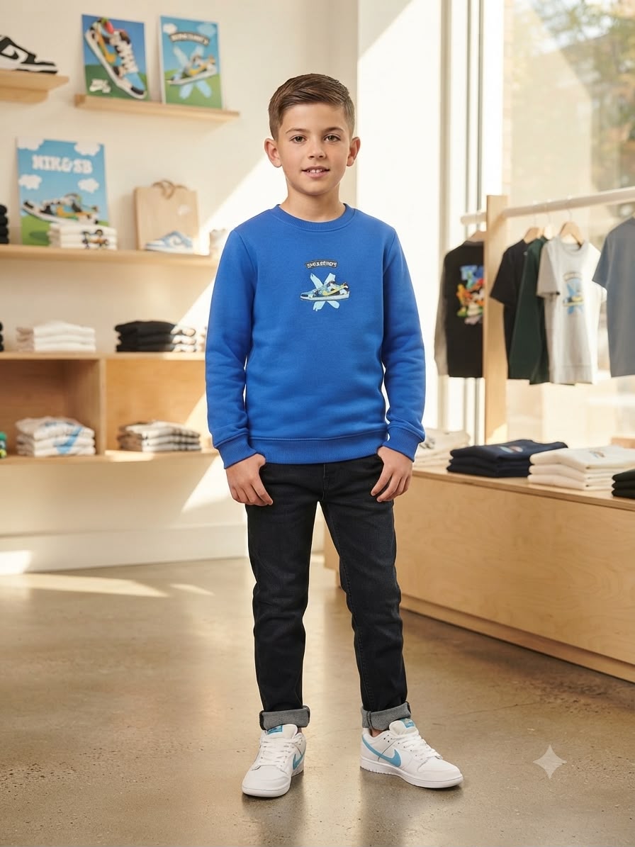 Camiseta Infantil Manga Longa NK