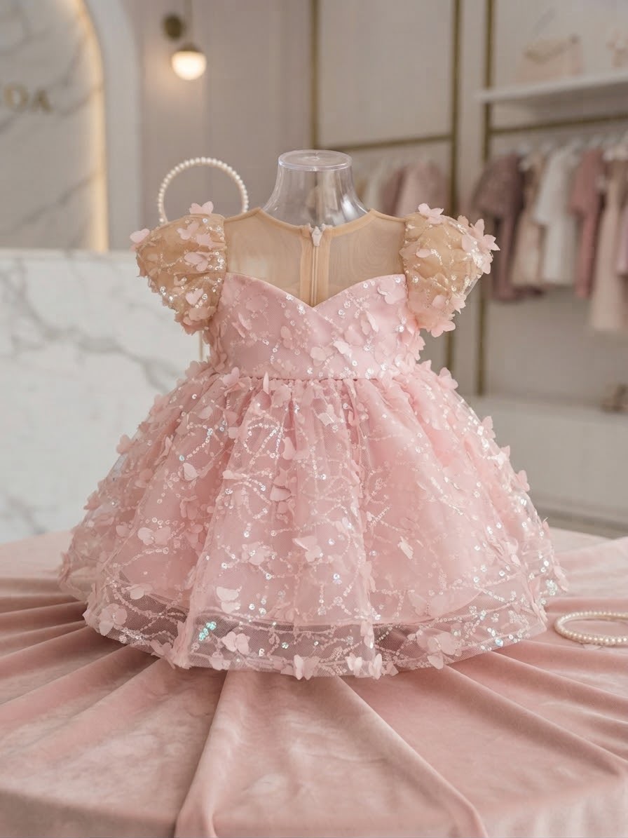 Vestido Infantil Borboletinhas