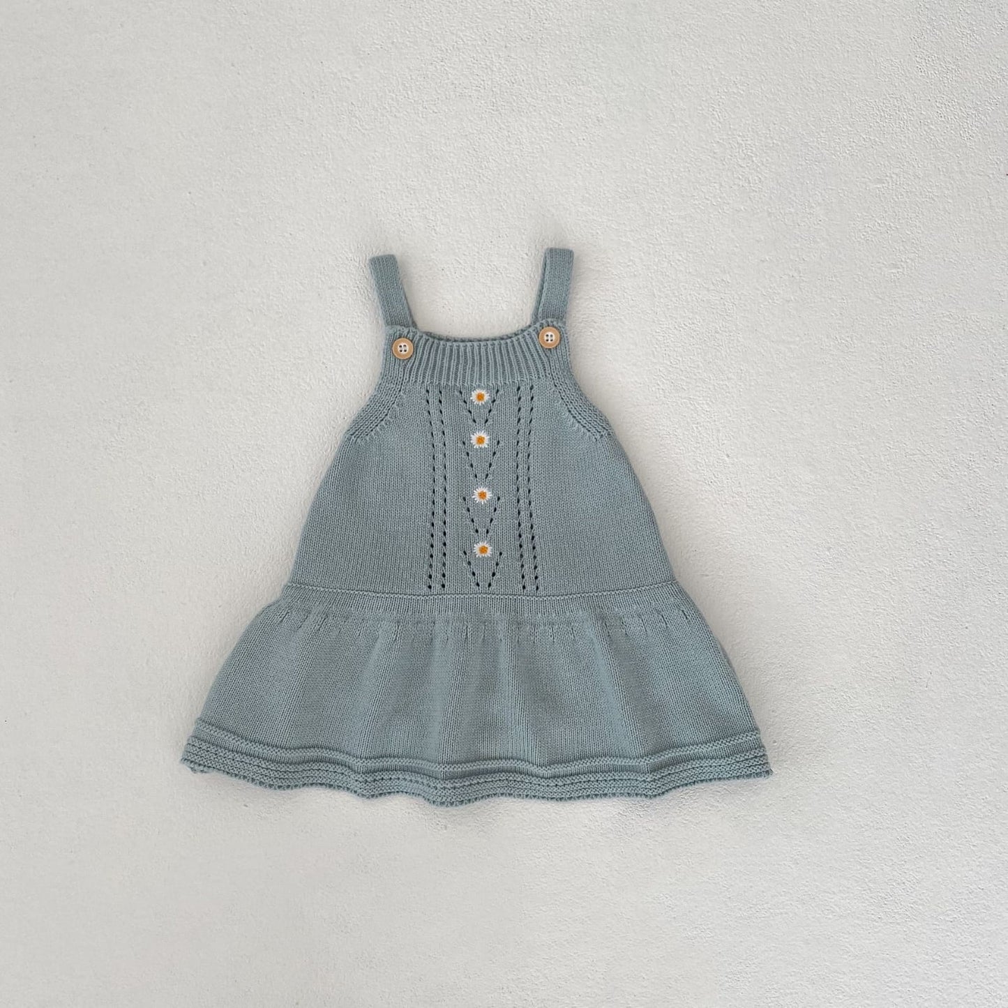 Conjunto Infantil Feminino Tricô Tulipa