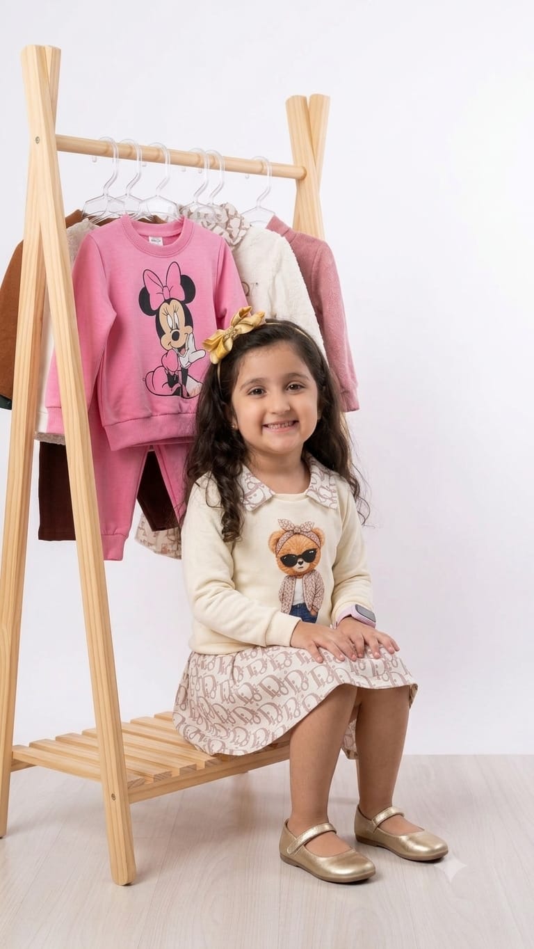 Conjunto Infantil Feminino Ursinha