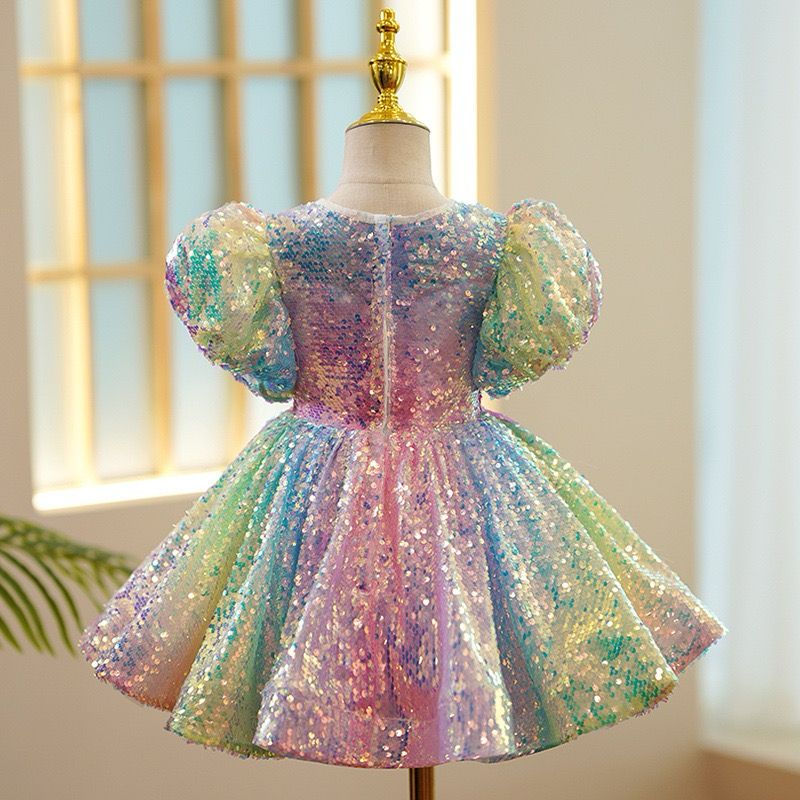 Vestido Lantejoulas Brilhante