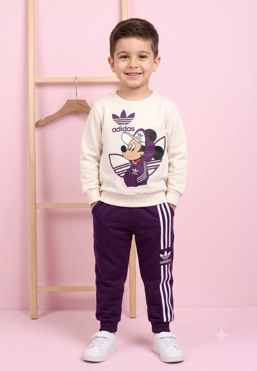 Conjunto Infantil Mickey Flanelado