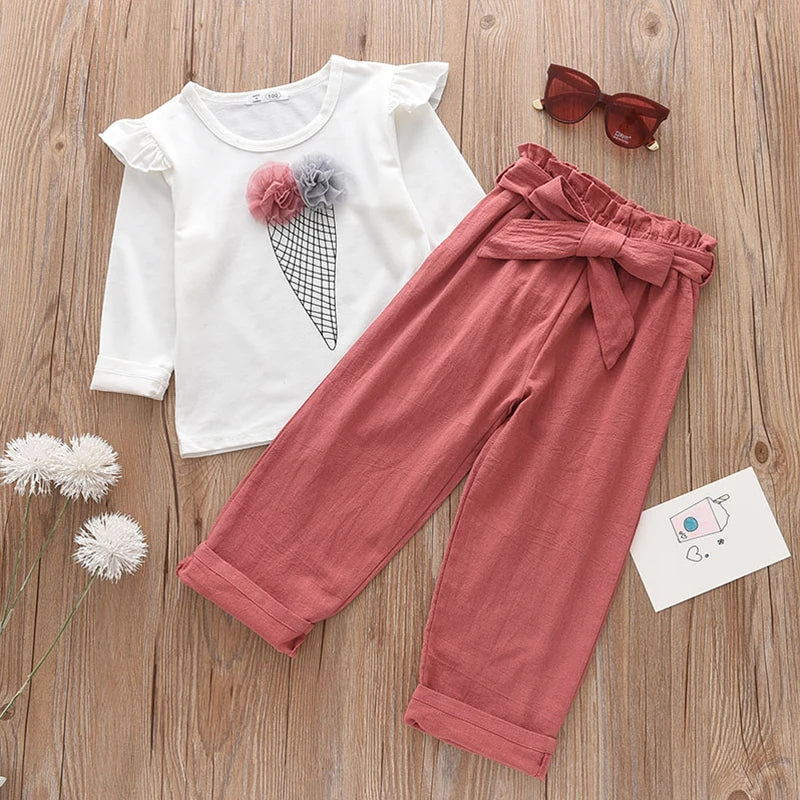 Conjunto Infantil Feminino Sorvetinho