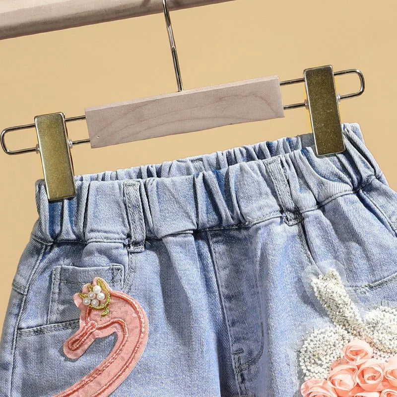 Shorts Infantil Cisne