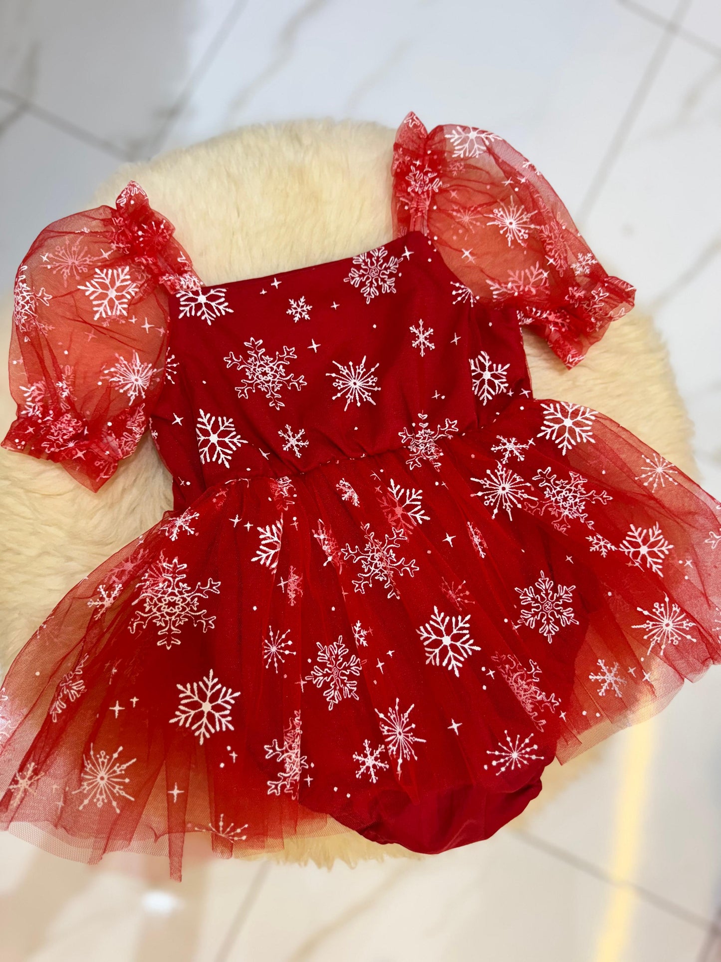 Body Infantil Floco de Neve