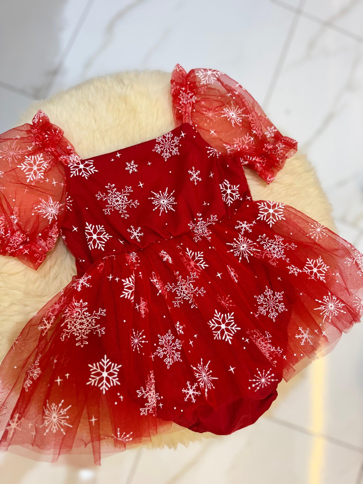 Body Infantil Floco de Neve