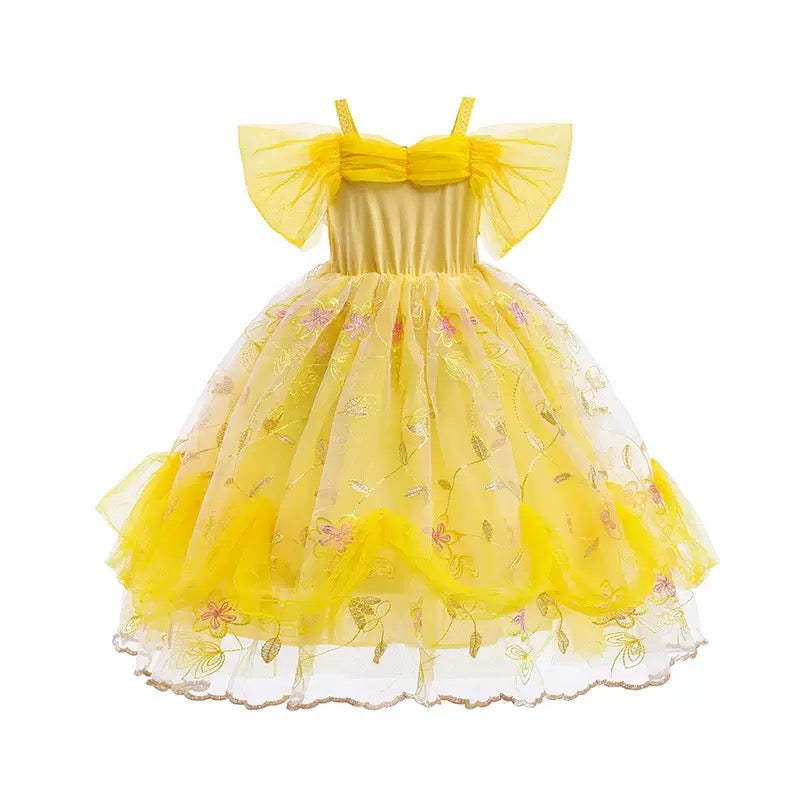 Fantasia Amarela de Princesa Bella
