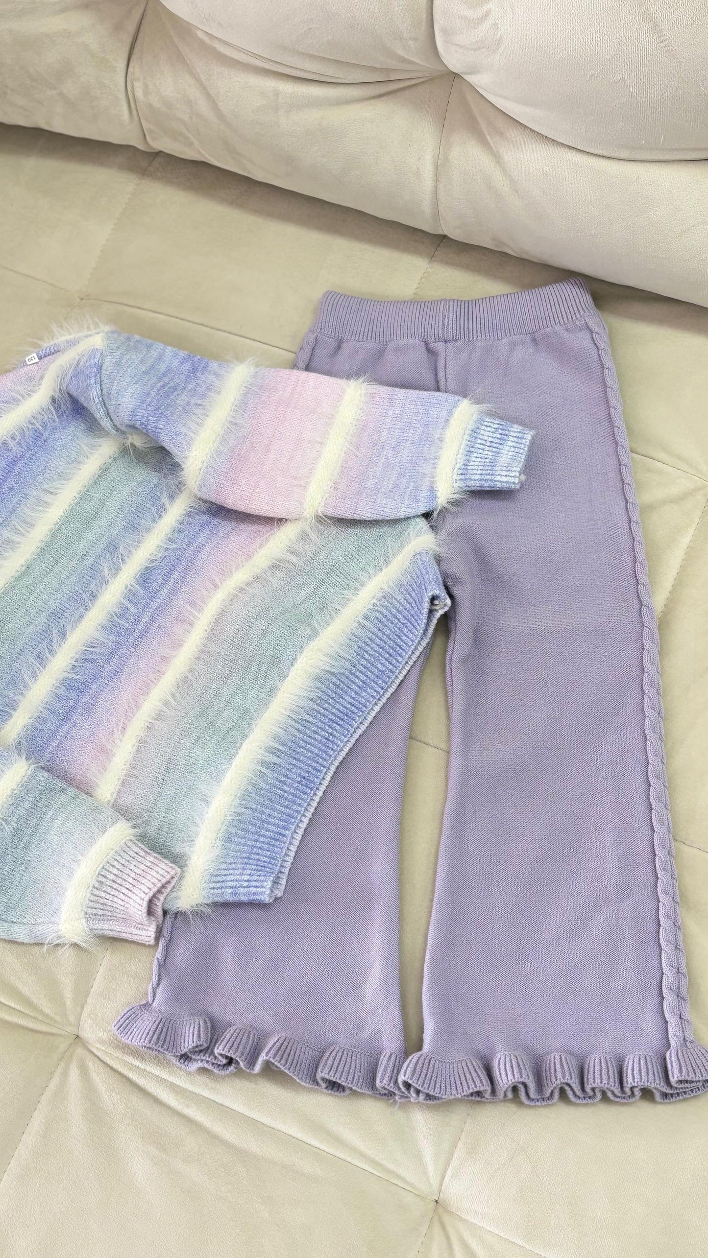 Conjunto Infantil Feminino Pelinhos e Pantalona