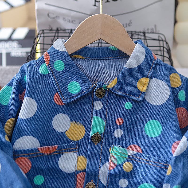 Jaqueta Infantil Jeans Cores