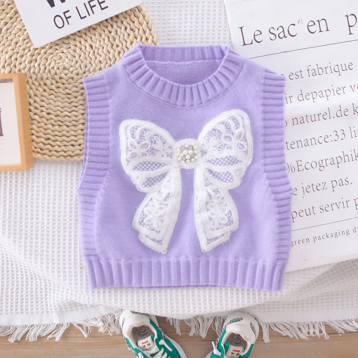 Conjunto Infantil 3 Peças Lacinho