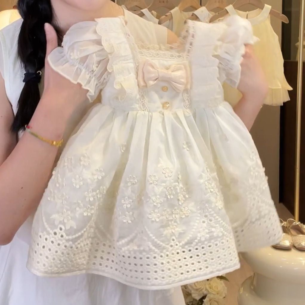 Vestido Infantil Lese Lacinho