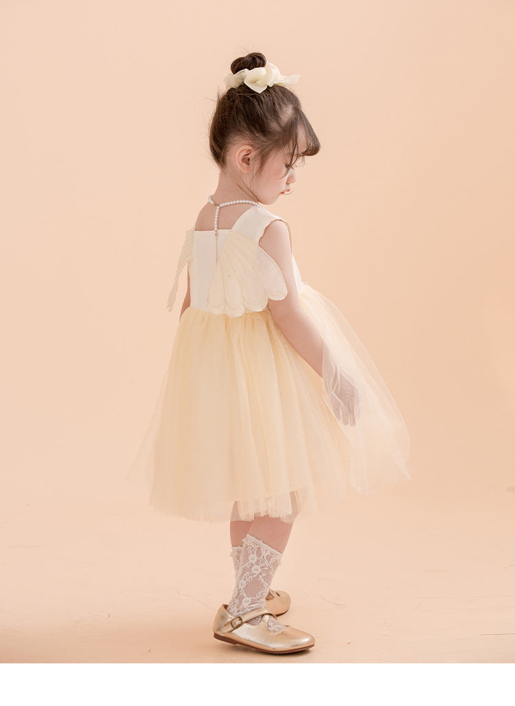 Vestido Infantil Asas Estrelinhas