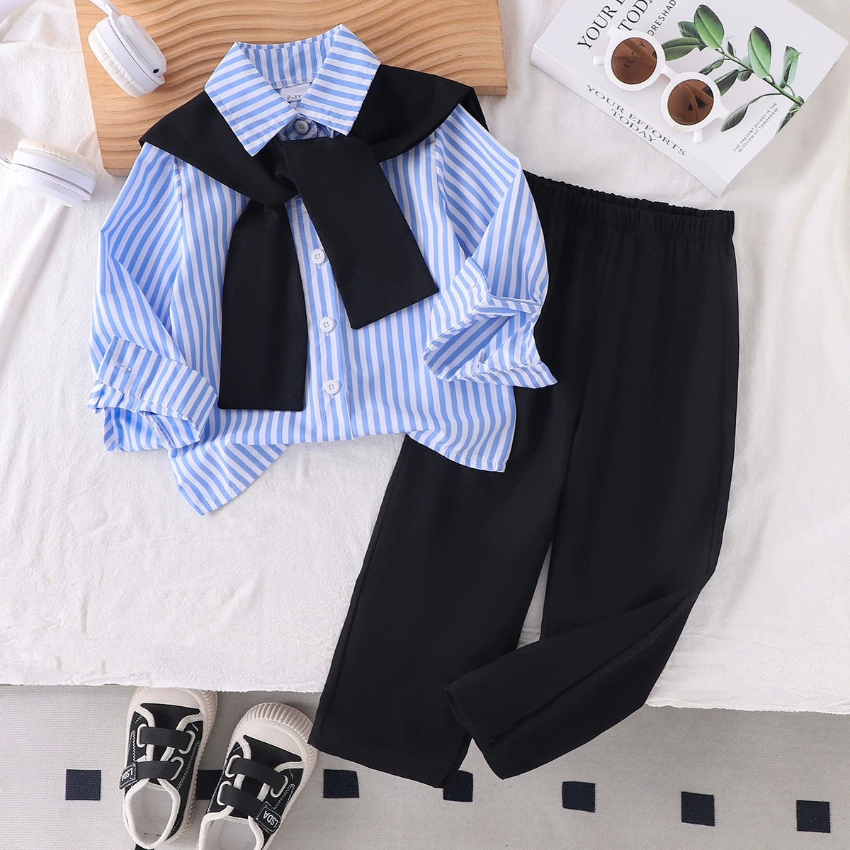 Conjunto Infantil Feminino Lístras 3 Peças