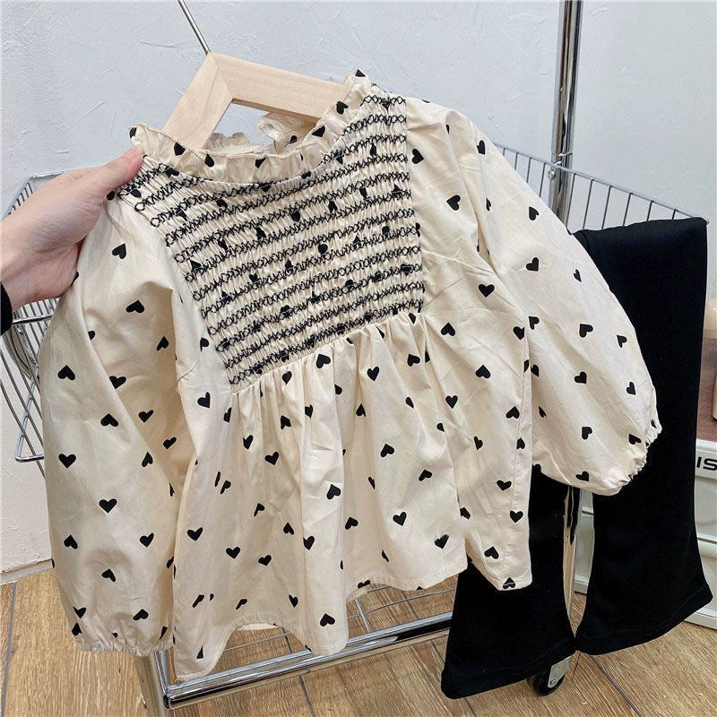 Camisa Infantil Feminino Corações