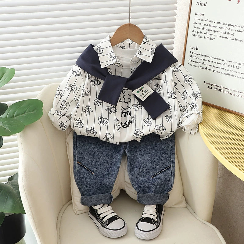 Conjunto Infantil Masculino 3 Peças