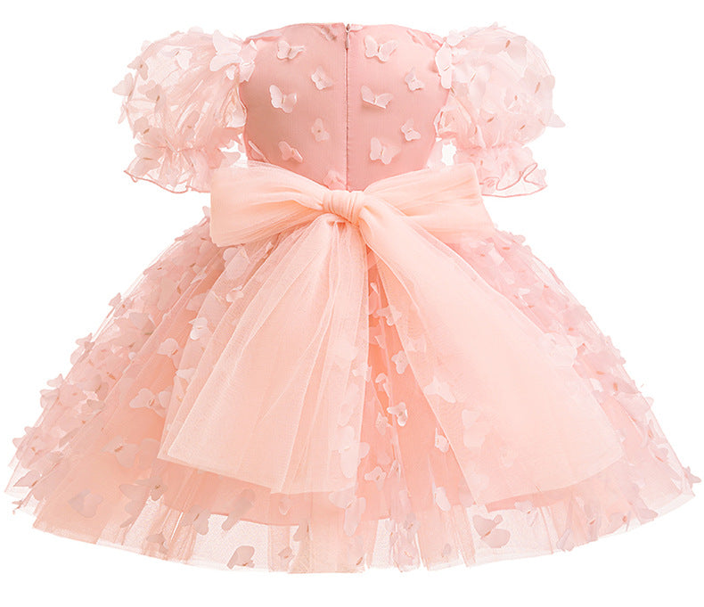 Vestido Infantil Tule Borboletinhas