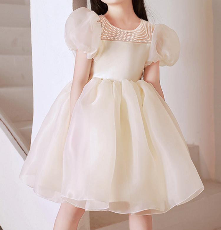 Vestido De Festa Pérolas Laçinho