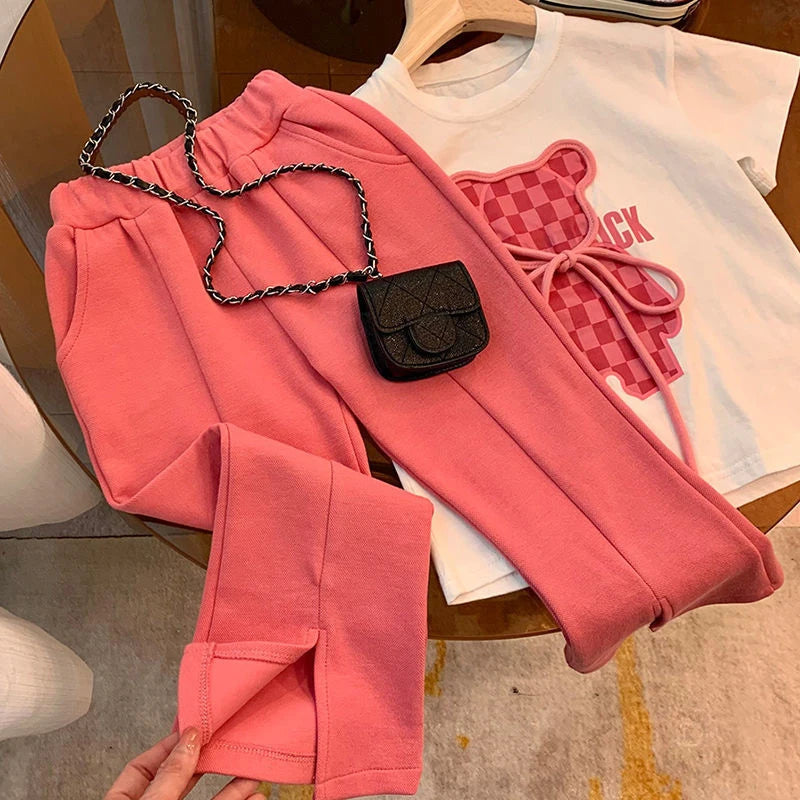 Conjunto Infantil Feminino Urso