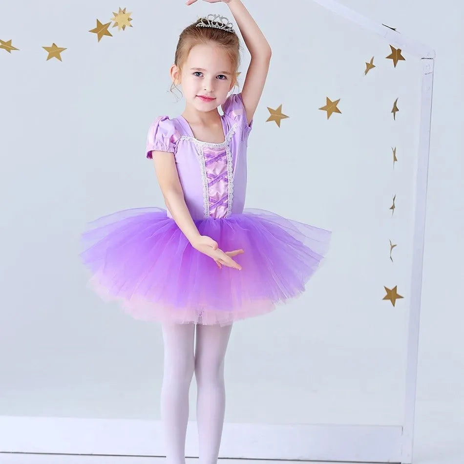 Vestido Infantil De Festa Princesa Rapunzel