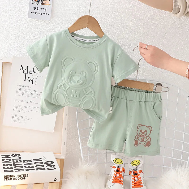 Conjunto Infantil Verão Ursinho