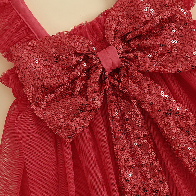 Vestido Infantil Natal Tule Alçinha
