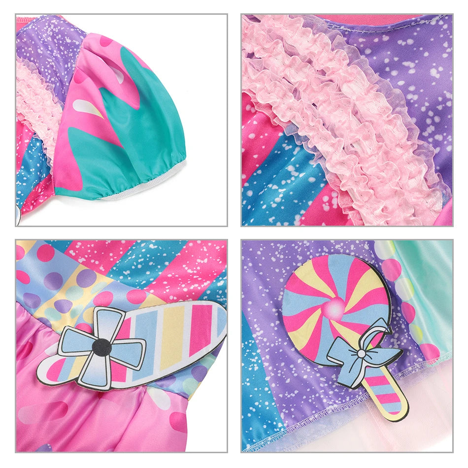 Vestido De Festa Cores Pirulito