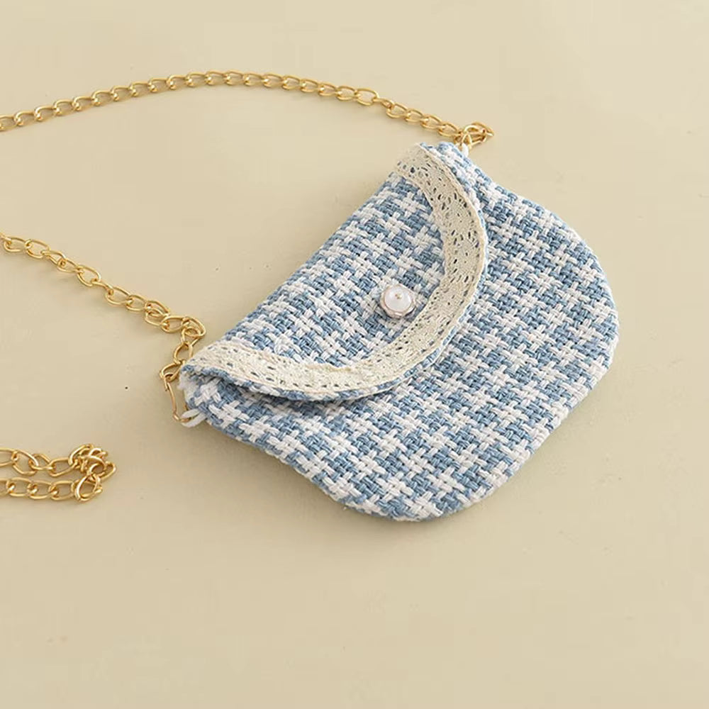 Vestido Infantil + Cardigan + Bolsa Golinha e Tule