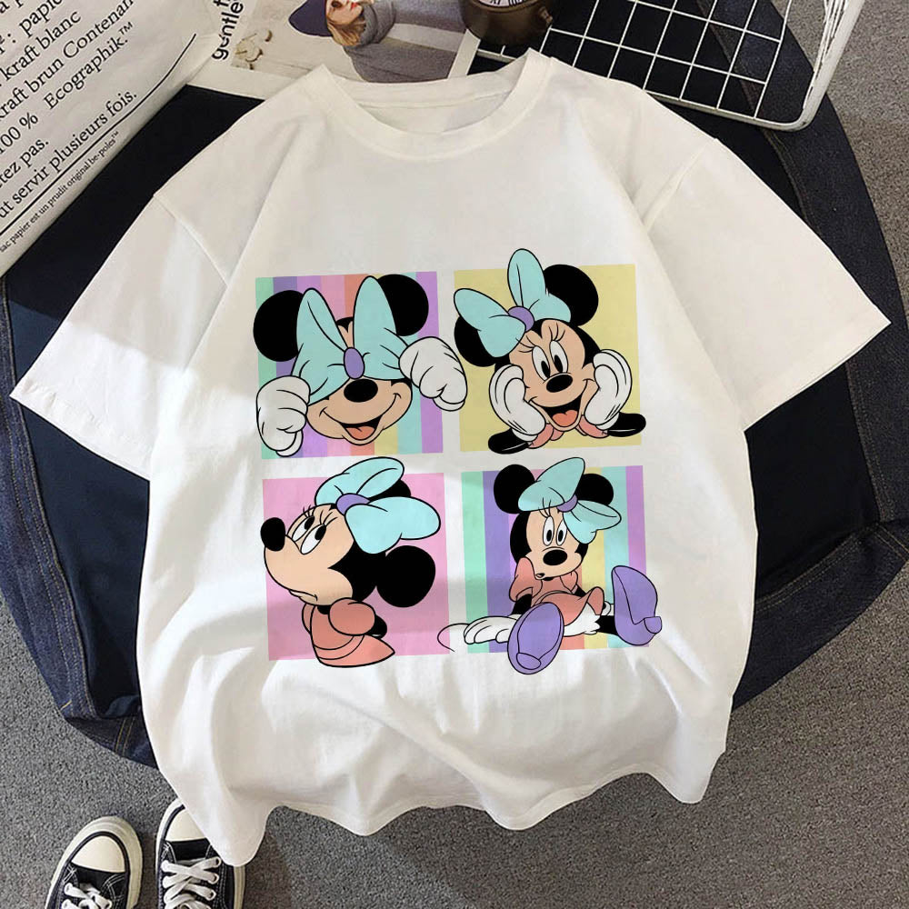 T- Shirt Infantil Minnie e Mickey