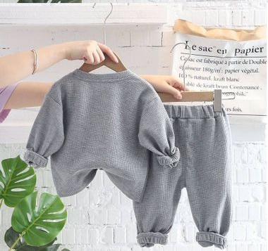 Conjunto Infantil Masculino Bolsinho Botão