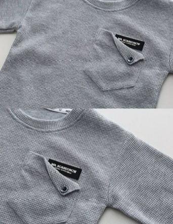 Conjunto Infantil Masculino Bolsinho Botão
