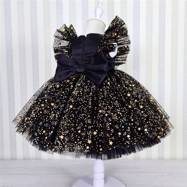Vestido de Festa Infantil Estrelas