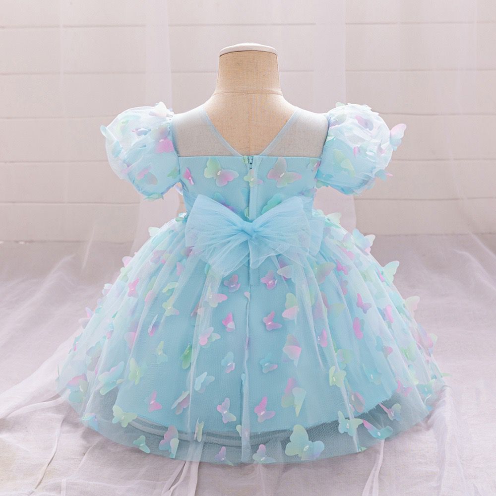 Vestido Infantil Tule Borboletinhas