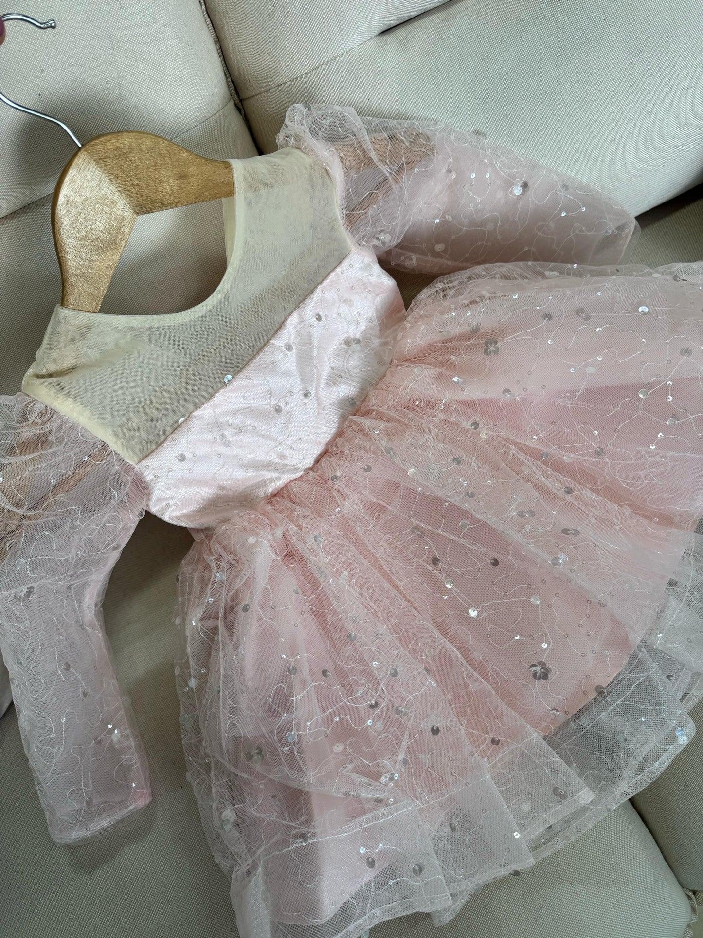 Vestido De Festa Infantil Florzinhas Brilhante