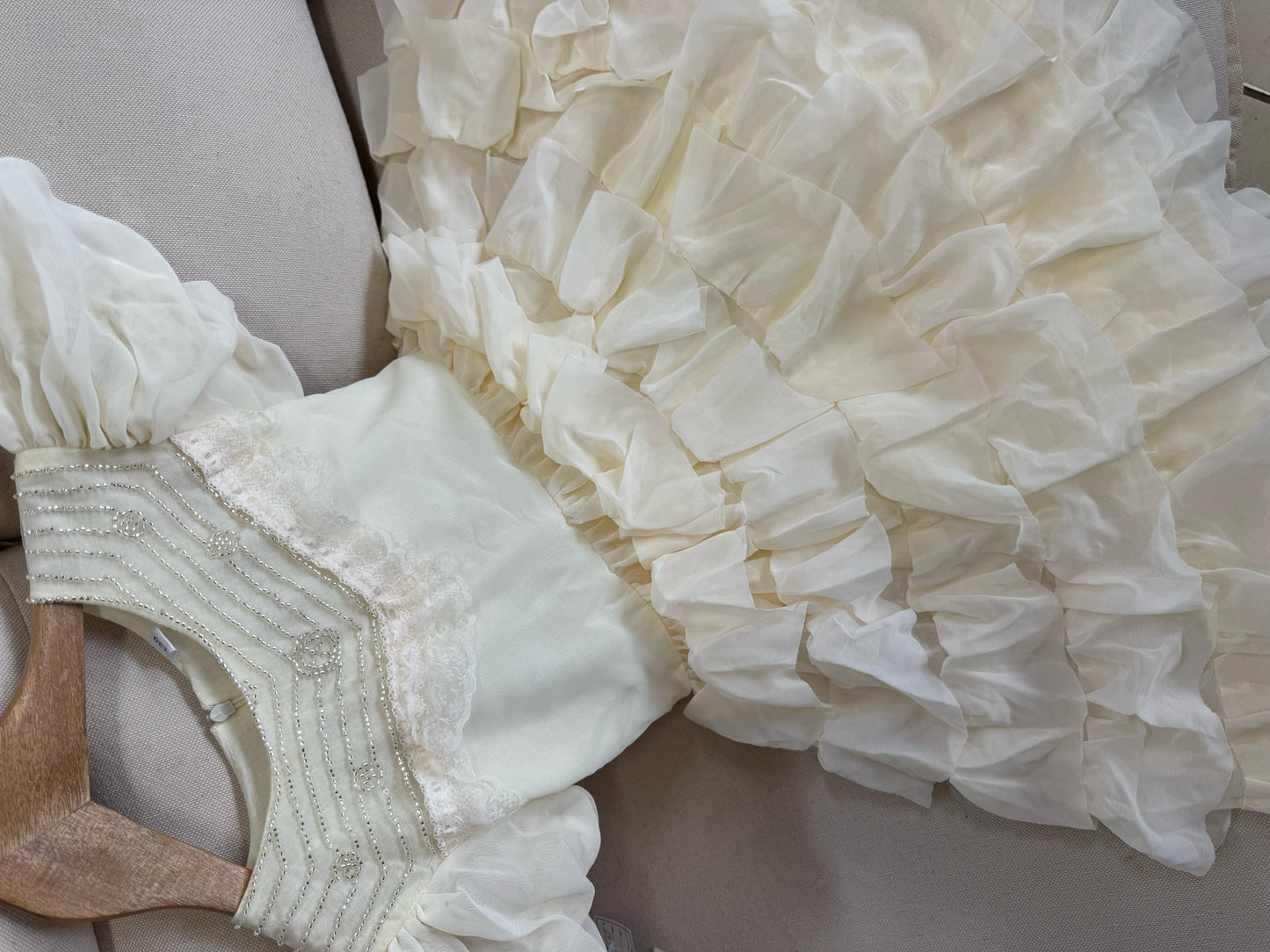 Vestido Infantil Babados