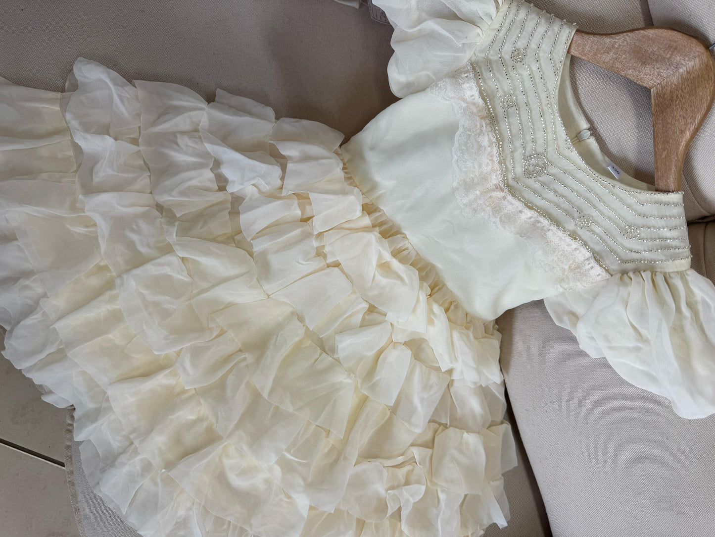 Vestido Infantil Babados