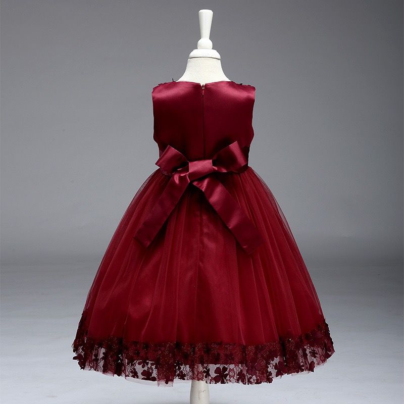 Vestido de Festa Infantil Flores