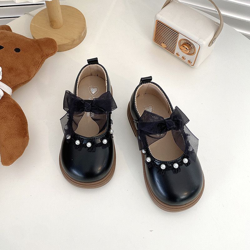 Sapato Infantil Laço e Pérolas