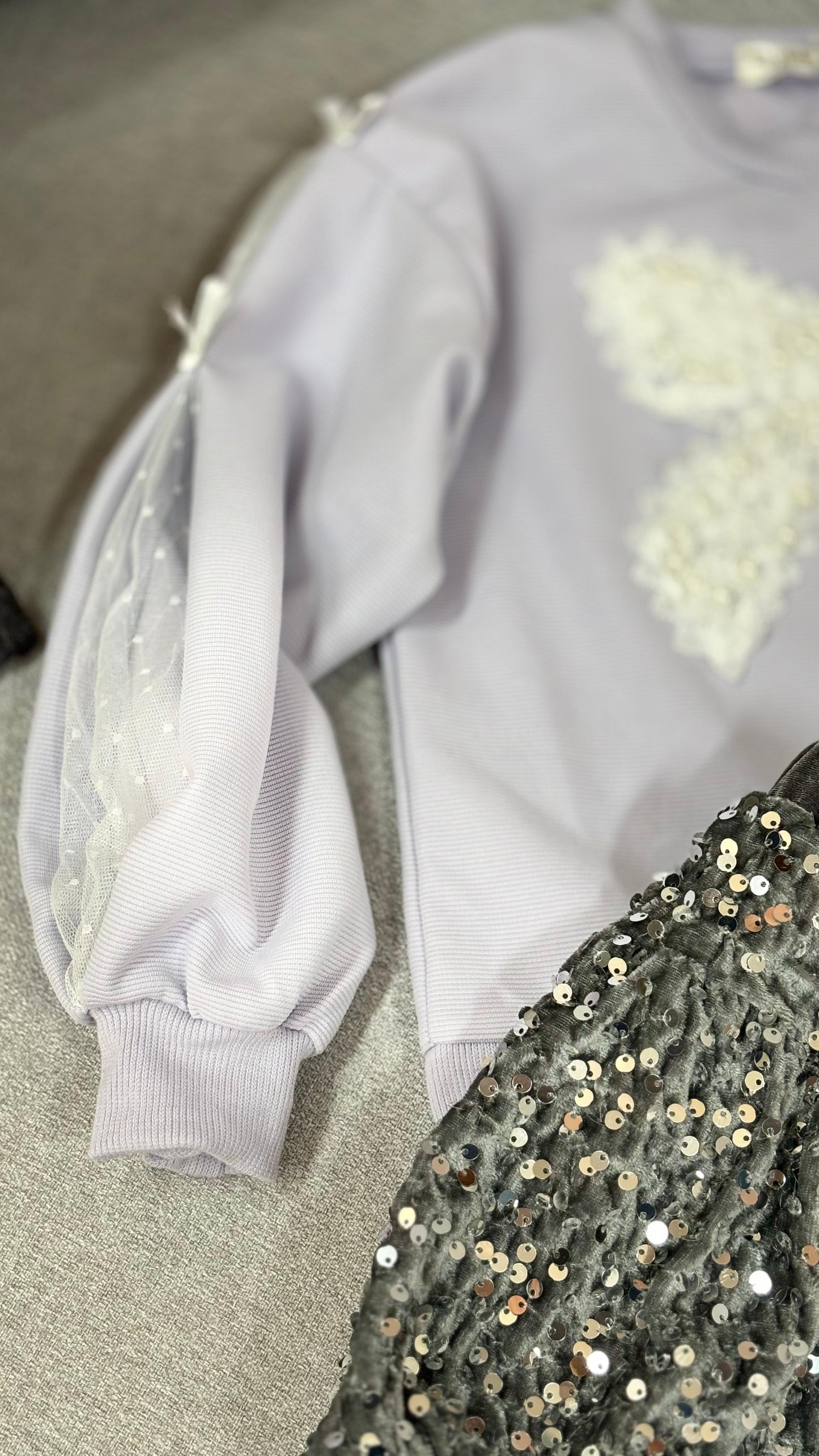 Conjunto Infantil Feminino Lacinho e Brilhos