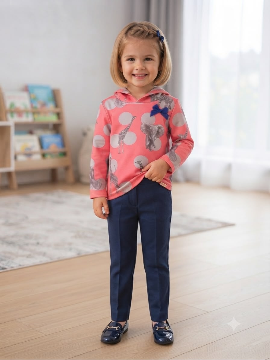 Conjunto Infantil Girafas/ Elefantes