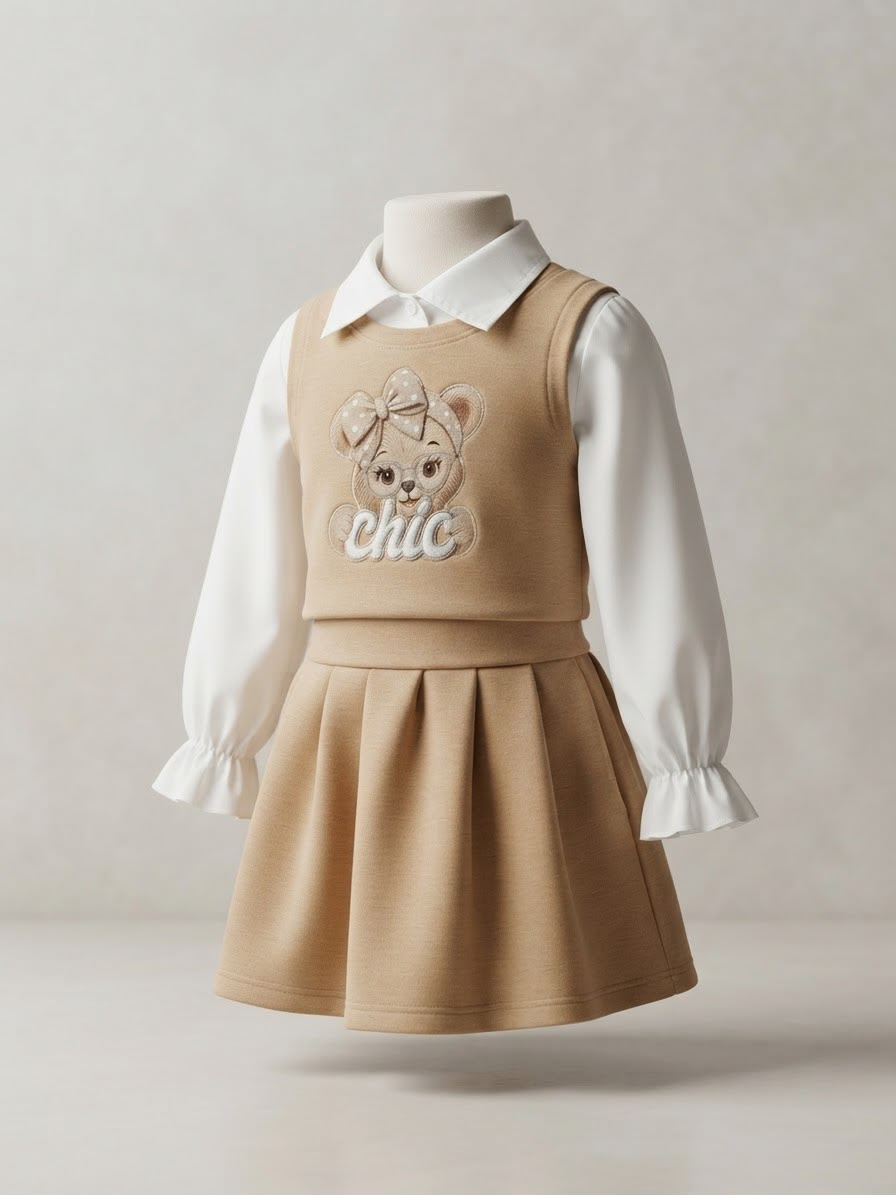 Conjunto Infantil Chic Ursinho