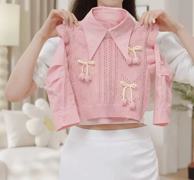 Conjunto 3 Peças Florzinhas e Jeans