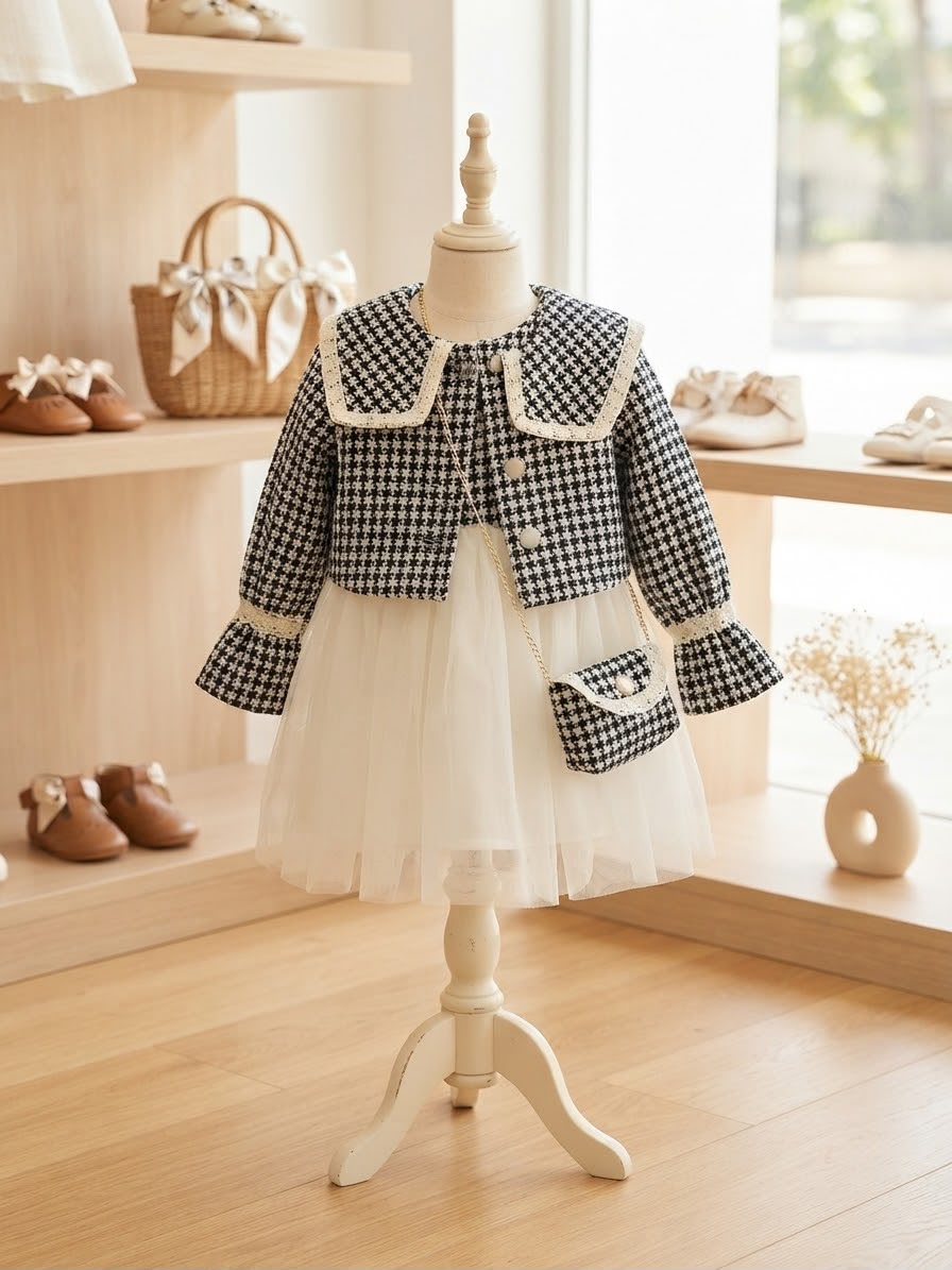 Conjunto 3 Peças Tweed
