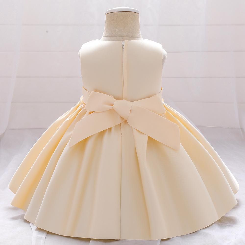 Vestido de Festa Infantil Renda e Flores