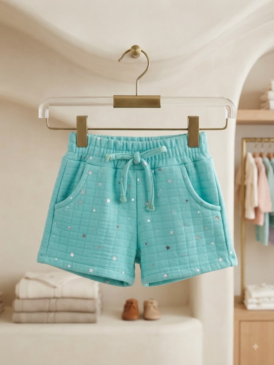 Shorts Infantil Estrelinhas