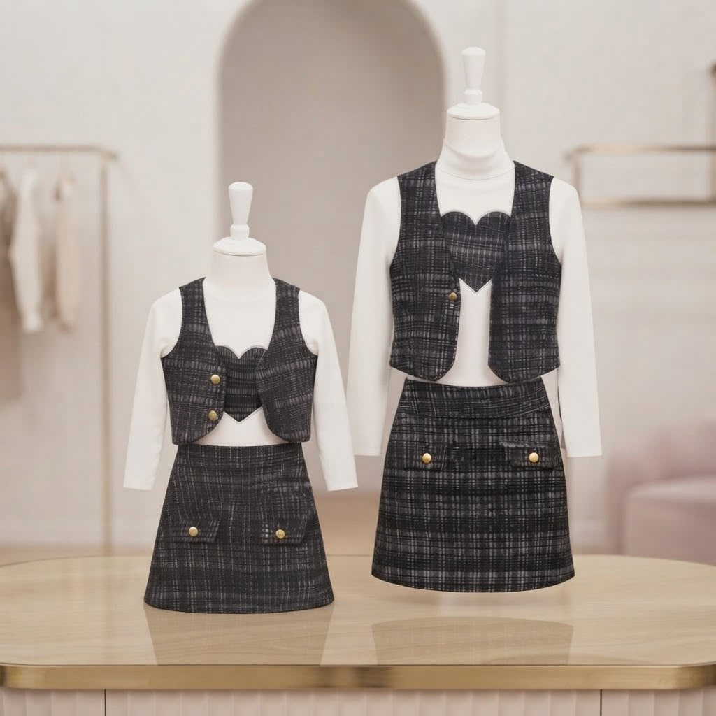 Conjunto Infantil Coração 3 Peças + Boina