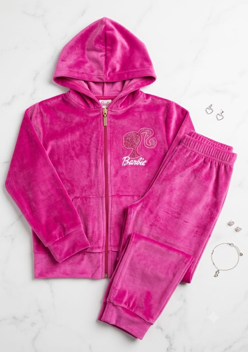 Conjunto Infantil Plush Barbie