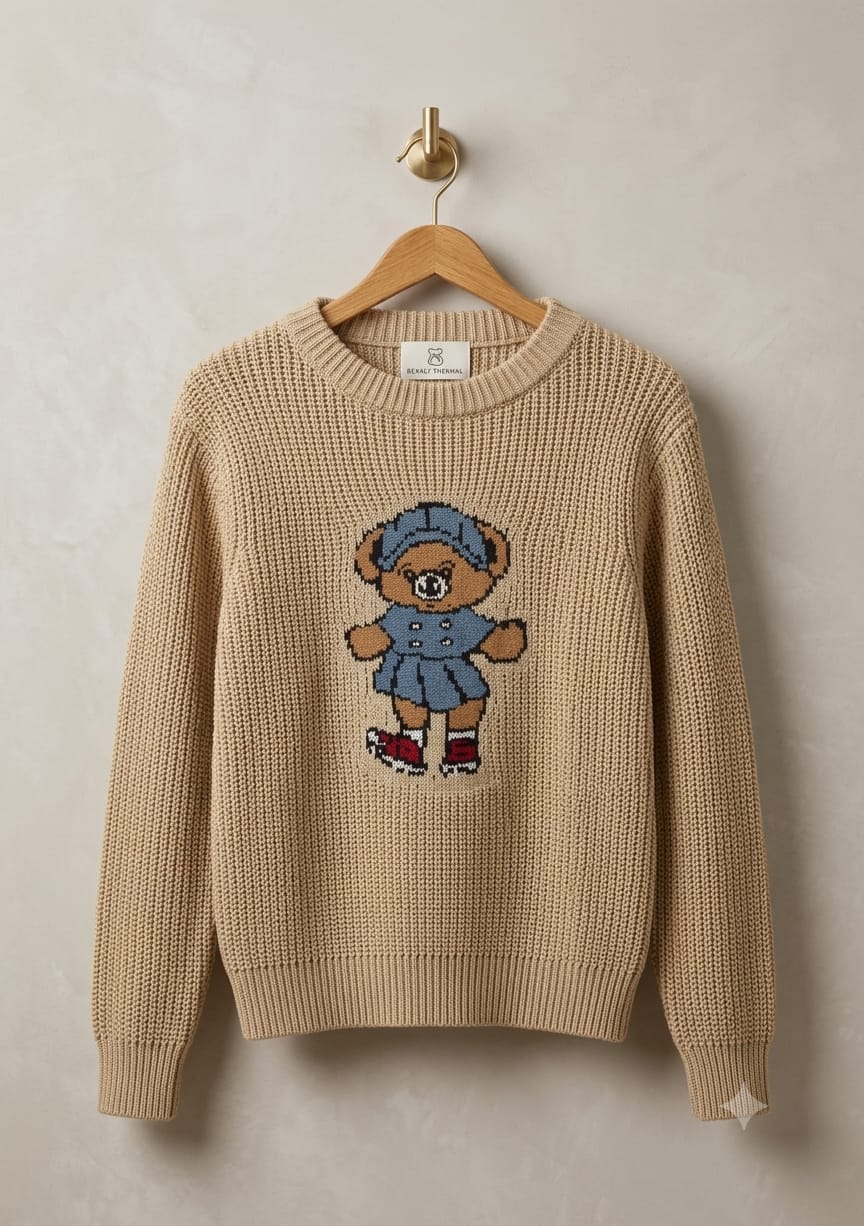 Tricot Infantil Feminino Ursinho