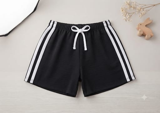 Shorts Infantil Feminino Listras